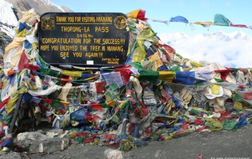 Camp de base Himlung (4840m)+ vallée de Naar - Phu + Col de Thorong (5410m)